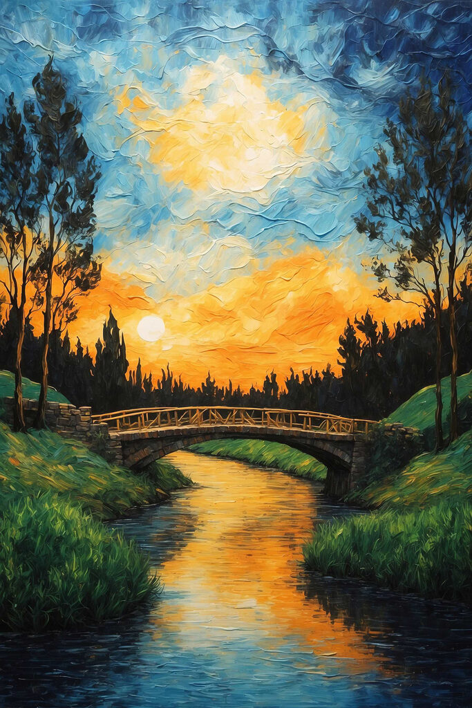 Bridge over a river Bridge over a river