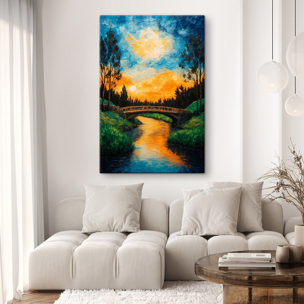 Bridge over a river Bridge over a river