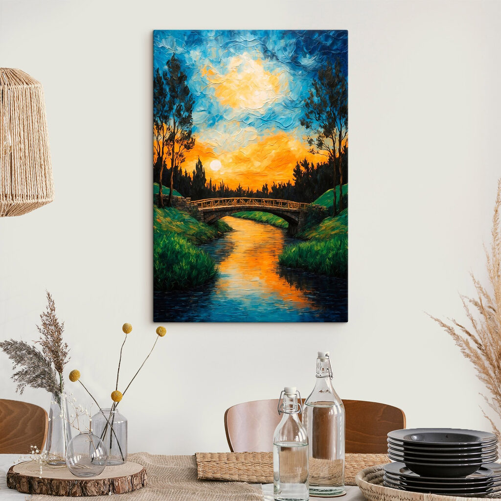 Bridge over a river Bridge over a river