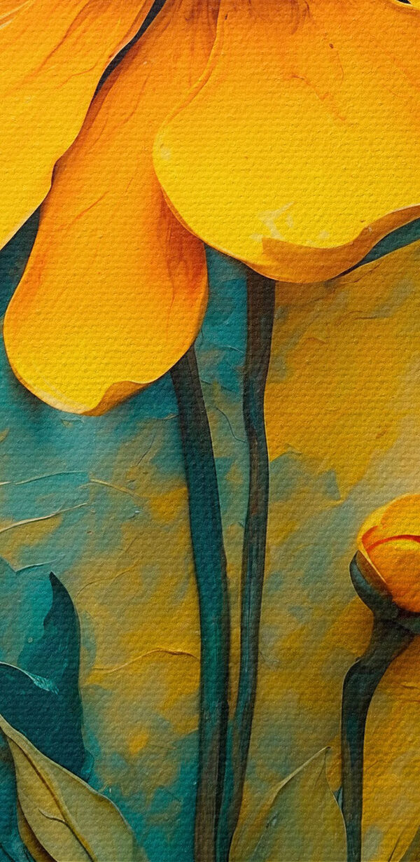 Painting of a flower Painting of a flower