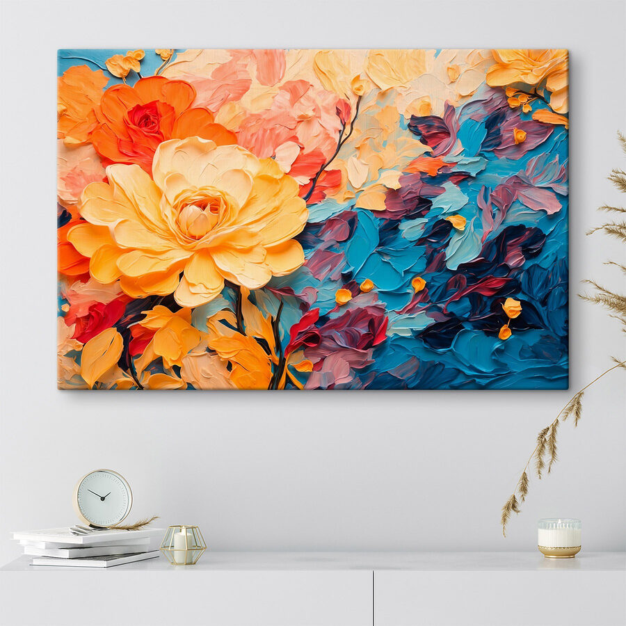 Painting of a flower Painting of a flower