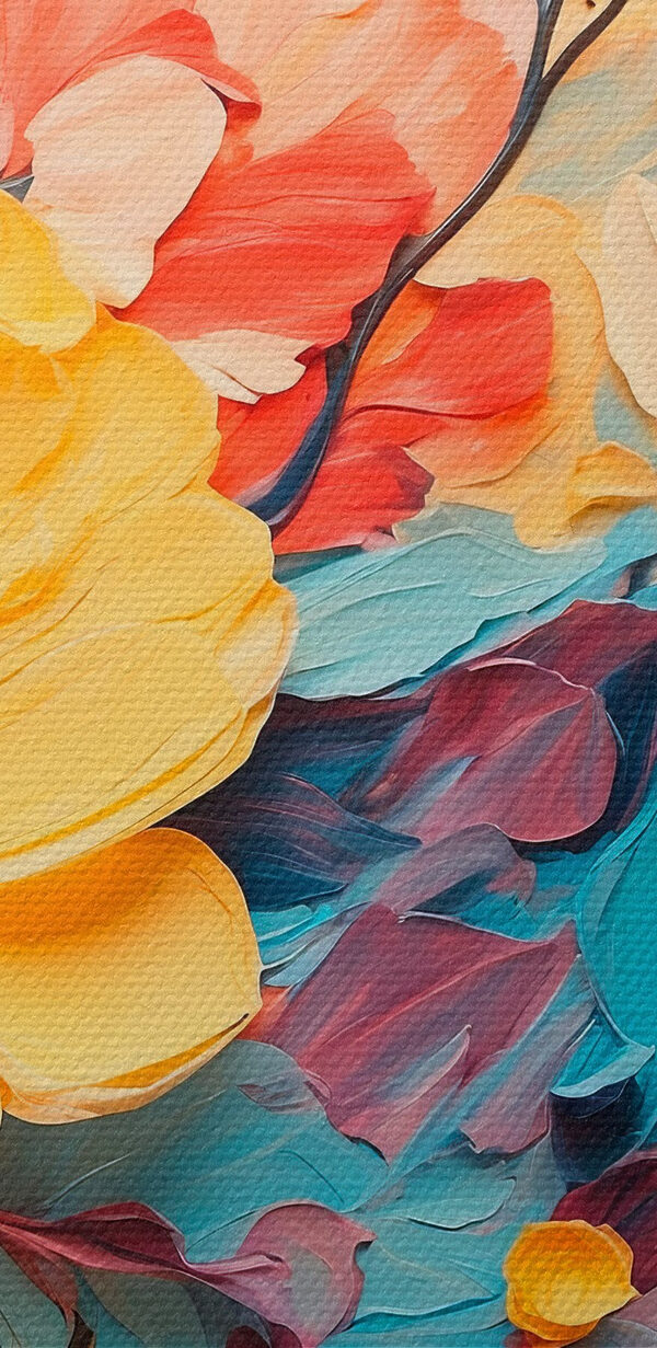 Painting of a flower Painting of a flower