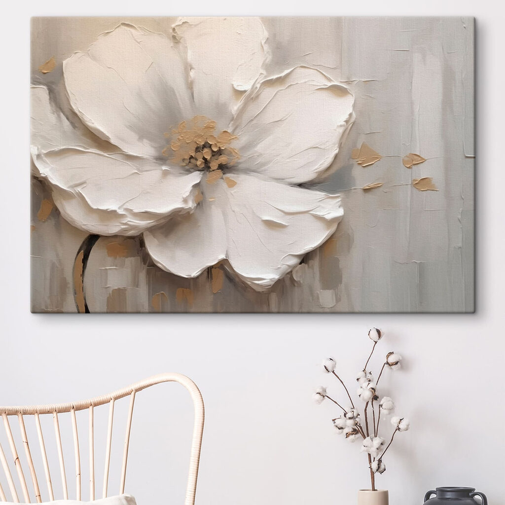 Delicate white floral elegance displayed Delicate white floral elegance displayed