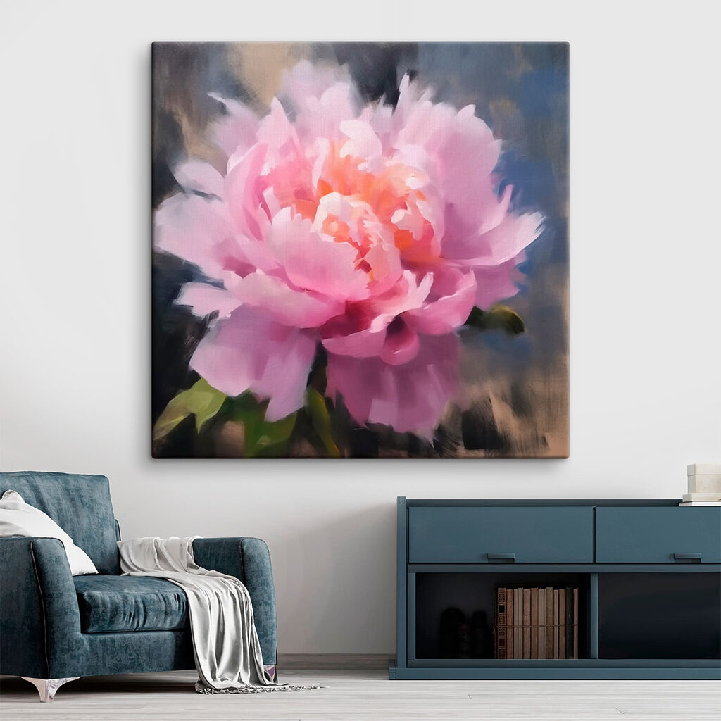 Рожева квітка з зеленим листям s43216pig1 1024x1024 - Рожева квітка з зеленим листям - tegory