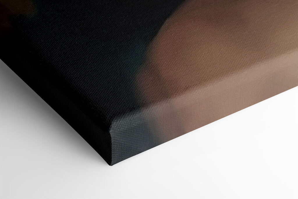 Woman with flowers on her head