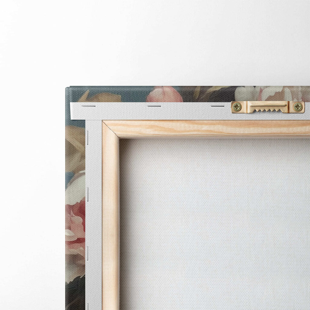 Woman with flowers on her head