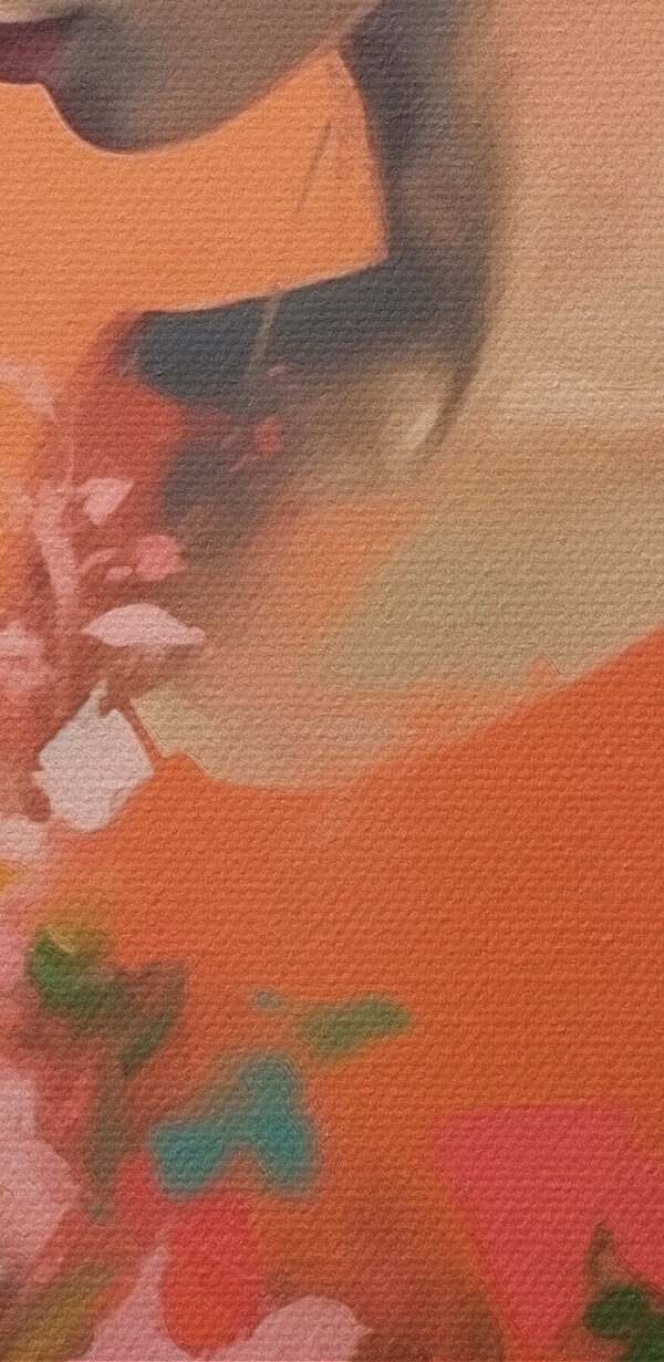 Woman holding flowers Woman holding flowers