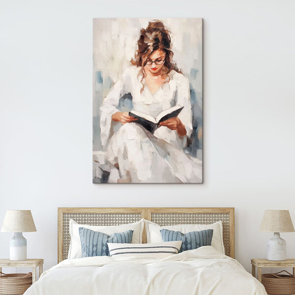 Woman reading a book Woman reading a book
