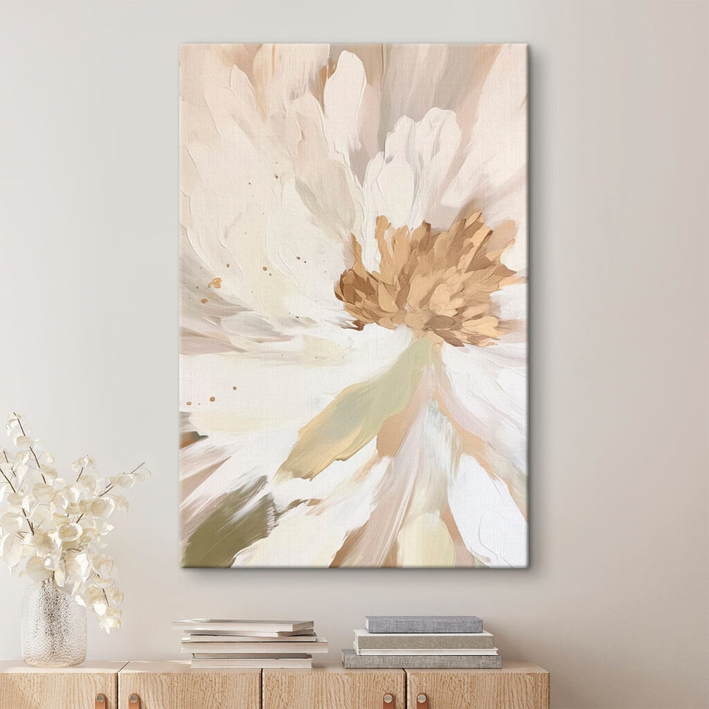 Delicate hues of soft white petals