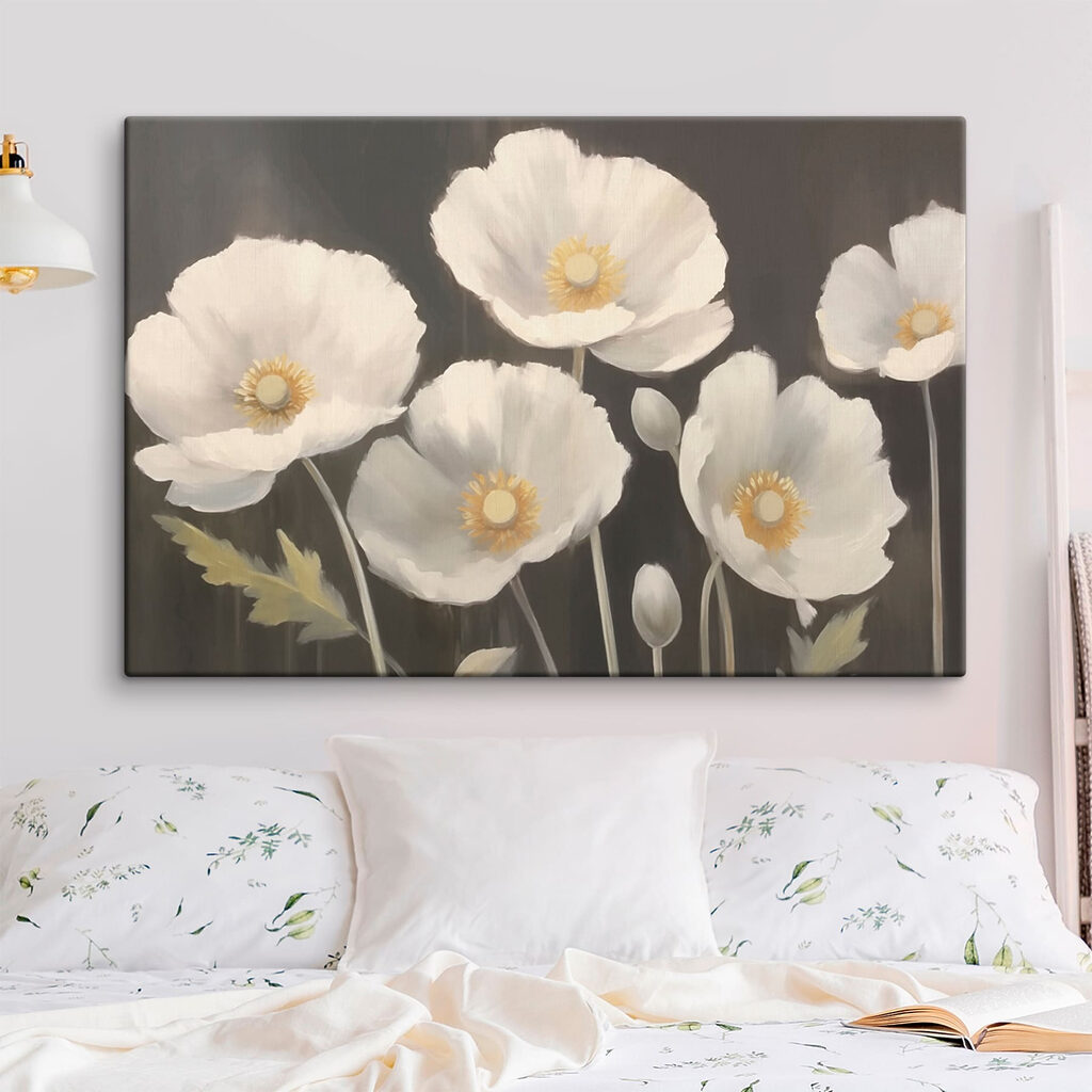 Group of white flowers