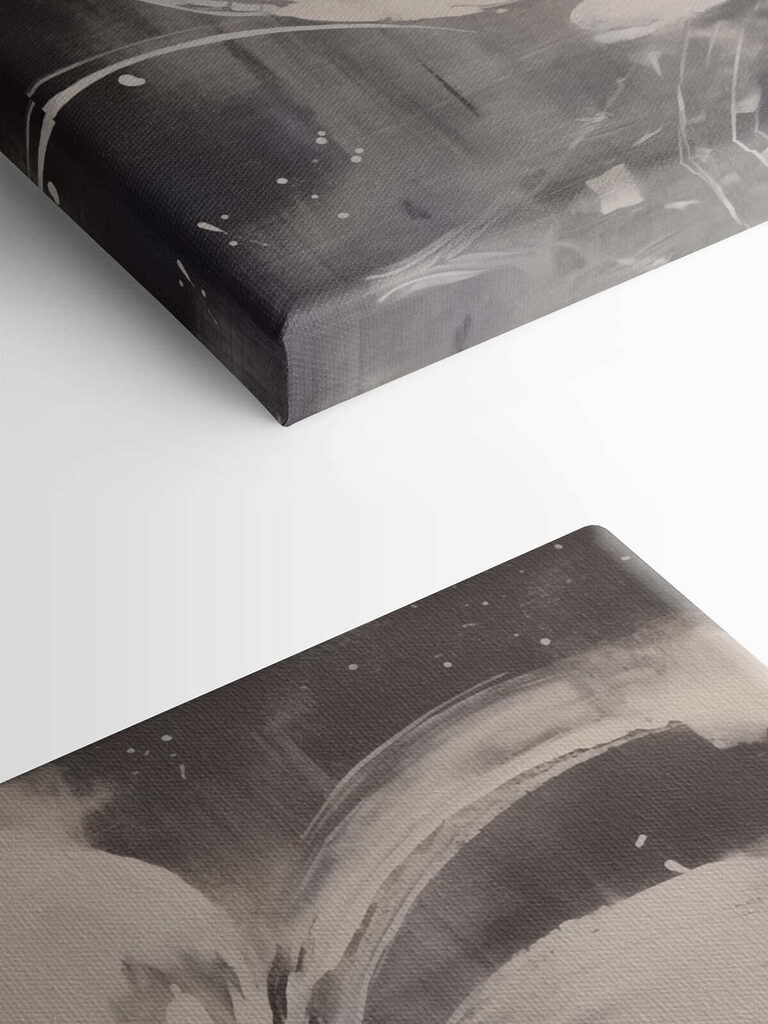 White flower on a black background White flower on a black background