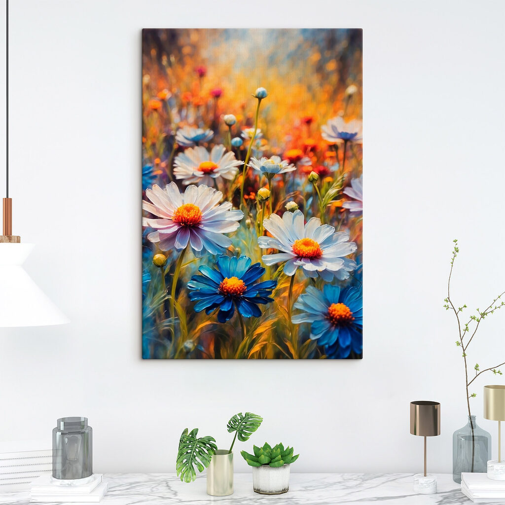 Vibrant blooms in a colorful field Vibrant blooms in a colorful field