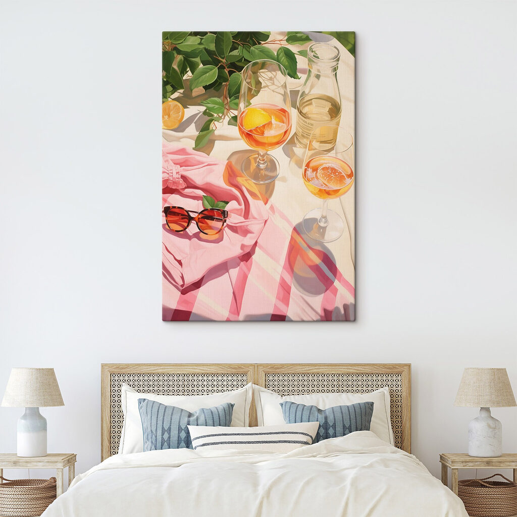 Group of glasses of wine and sunglasses on a blanket Group of glasses of wine and sunglasses on a blanket