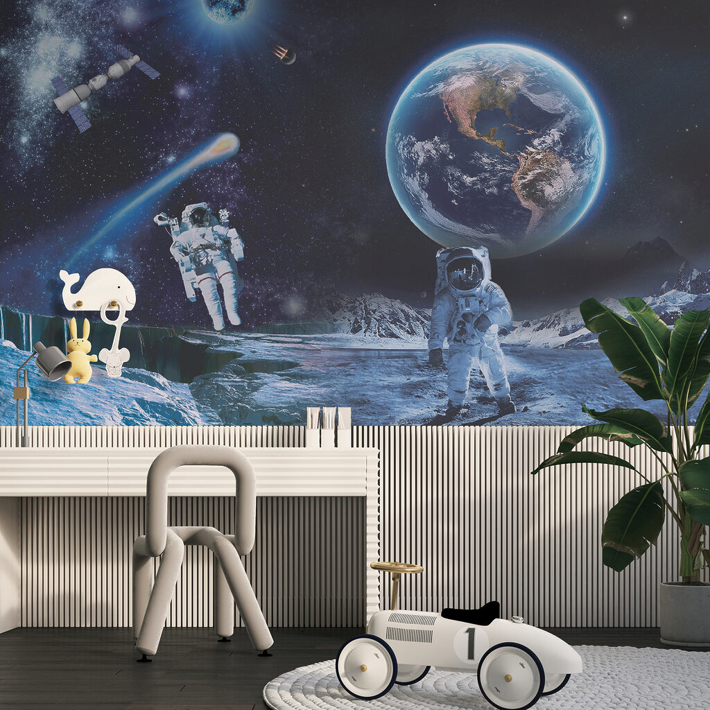 Astronauts on a moon Astronauts on a moon