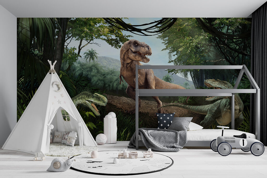 Dinosaur in a forest Dinosaur in a forest