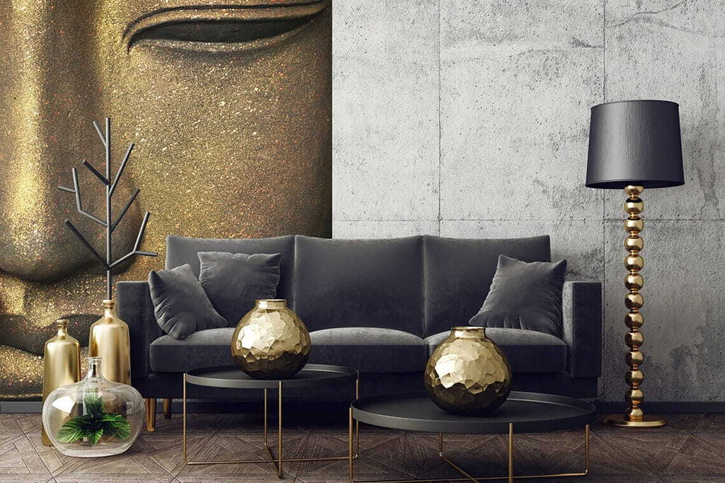 Tranquil expression of inner peace