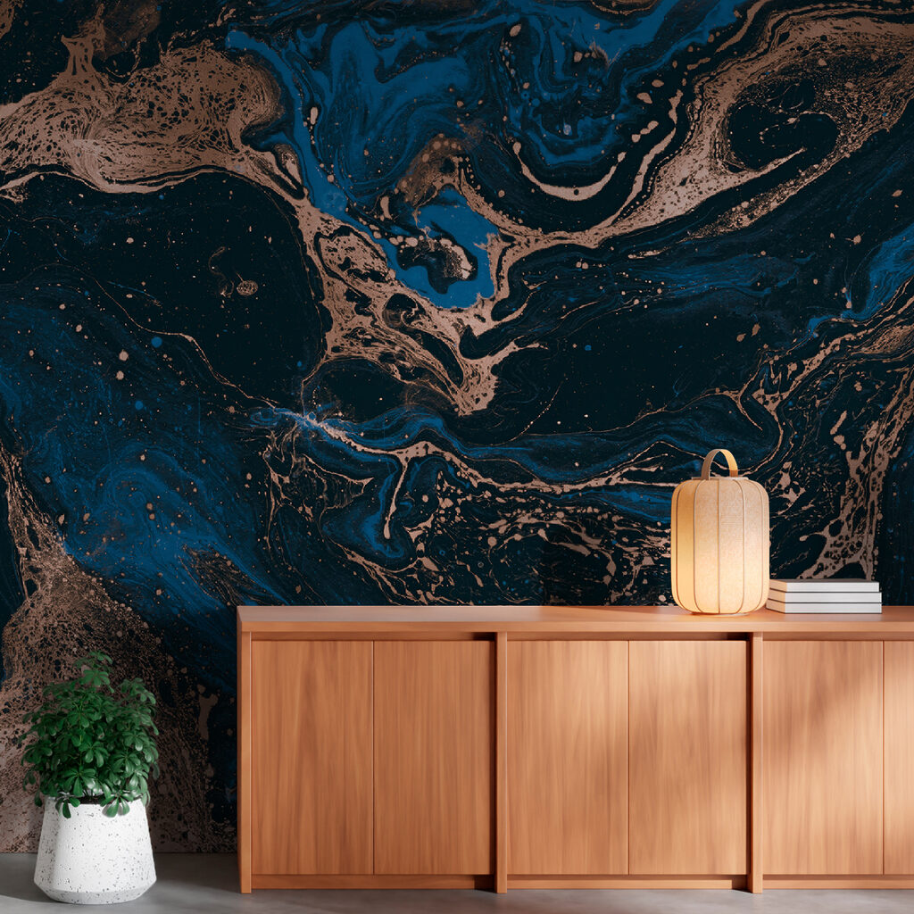 Swirling Midnight and Copper Rivers Swirling Midnight and Copper Rivers