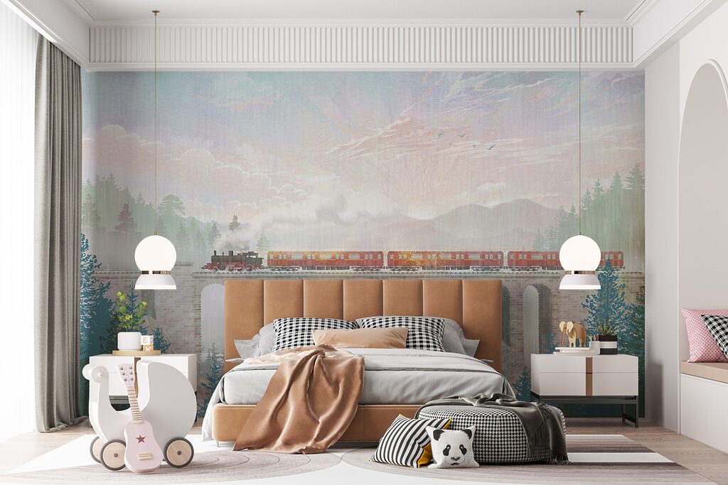 Train on a bridge Train on a bridge