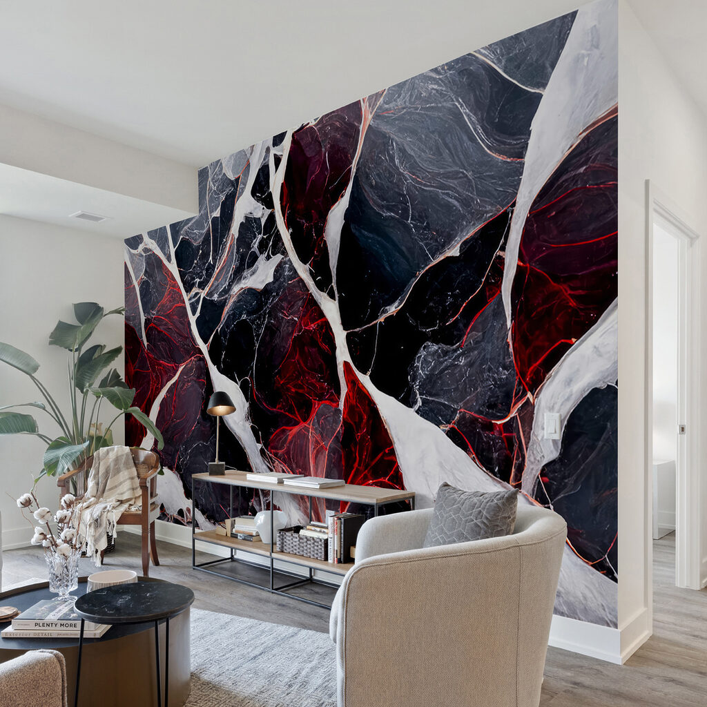 Abstract pattern in rich colors