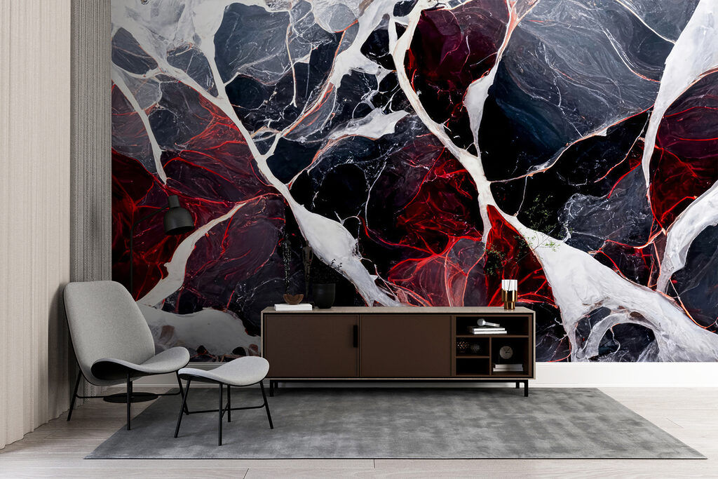 Abstract pattern in rich colors