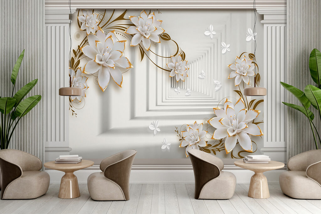 Elegant floral frame with butterfiles Elegant floral frame with butterfiles