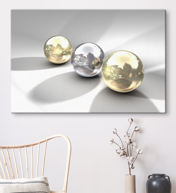 A group of shiny balls A group of shiny balls