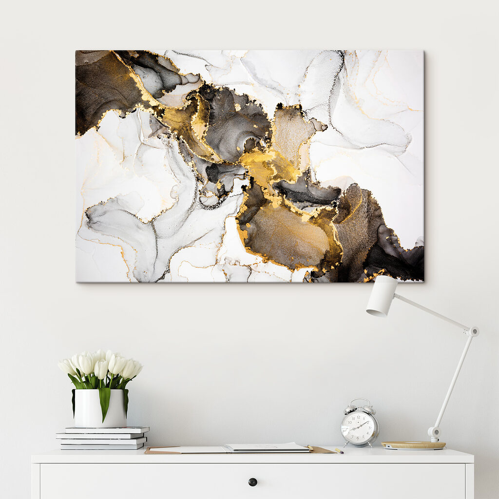 A close up of a painting A close up of a painting