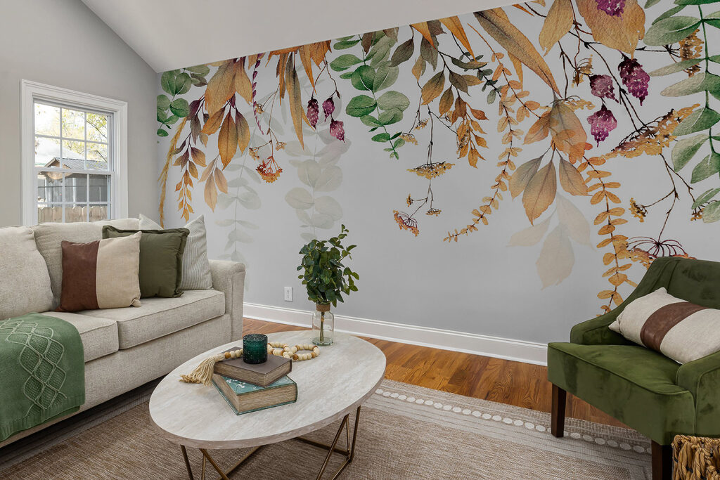 Botanical elegance on a white background