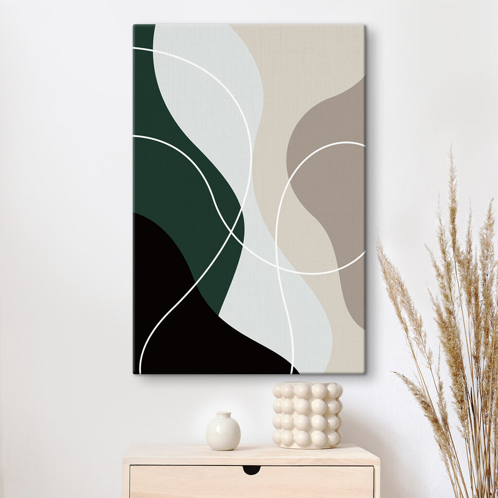 A colorful background with white lines A colorful background with white lines