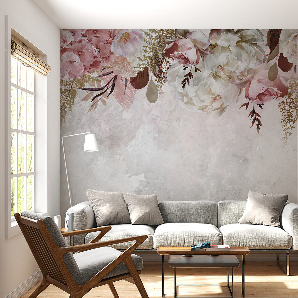 Delicate florals on a soft background Delicate florals on a soft background