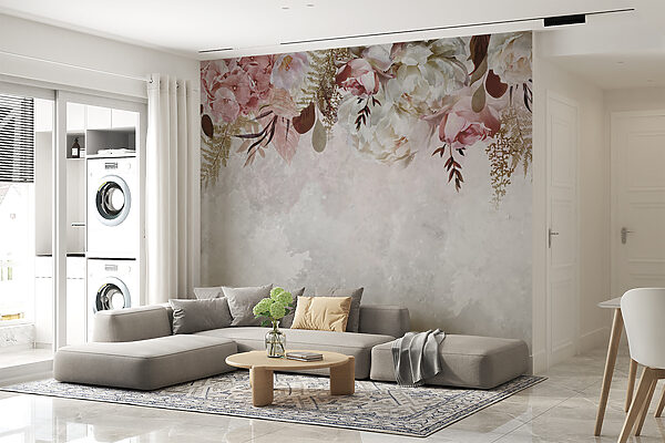 Delicate florals on a soft background Delicate florals on a soft background