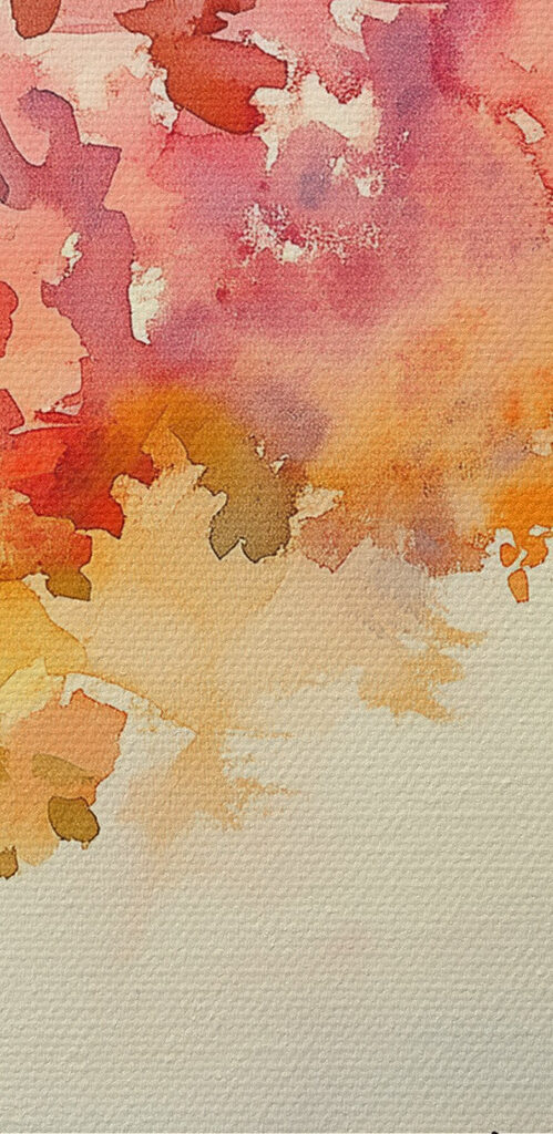 Watercolor painting of a person sitting under a tree Watercolor painting of a person sitting under a tree