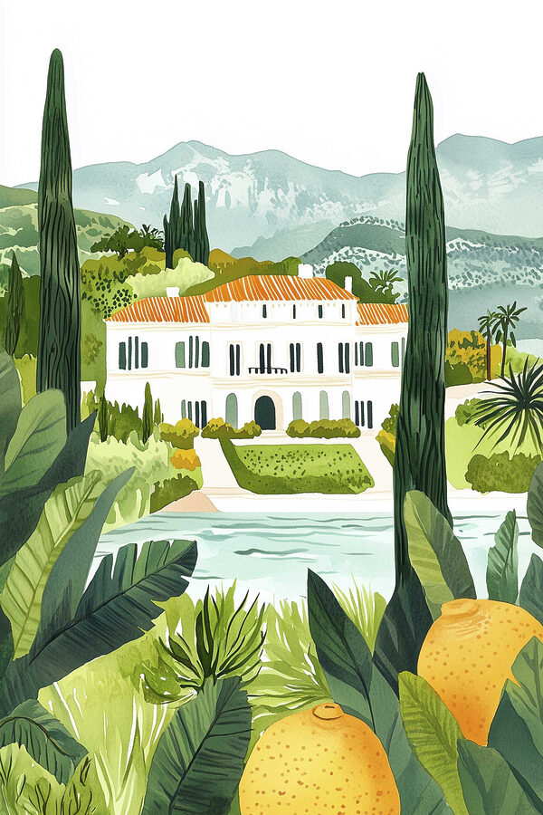 House with a pool and trees House with a pool and trees