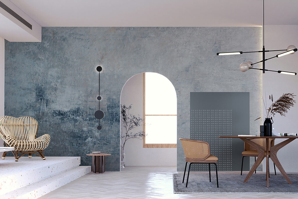 A grey and white wall A grey and white wall