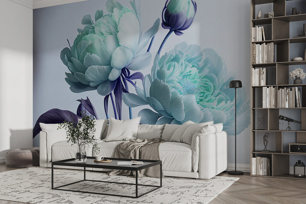 Elegant flowers in soothing colors