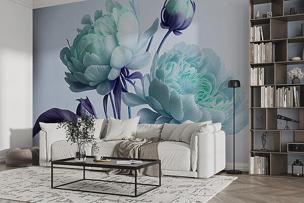 Elegant flowers in soothing colors