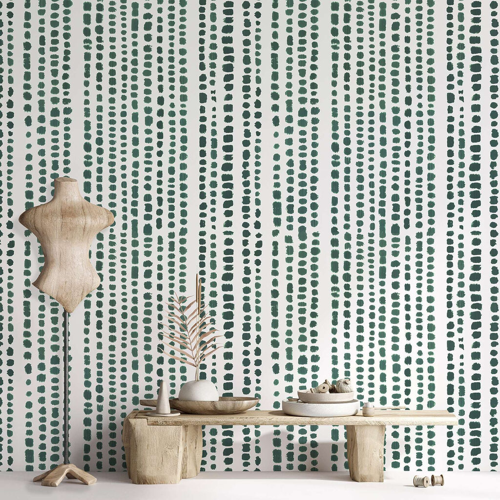 A green and white pattern