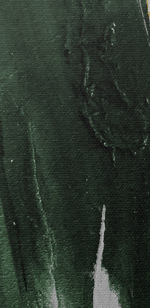 Emerald strokes on textured canvas Emerald strokes on textured canvas