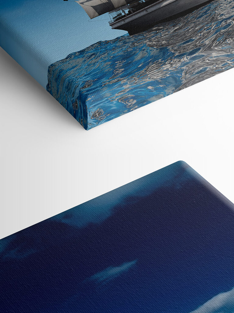 A sailboat in the water A sailboat in the water