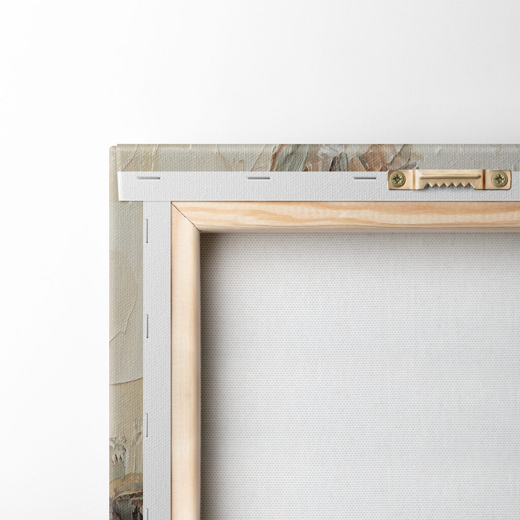 A painting of a woman holding a cup A painting of a woman holding a cup