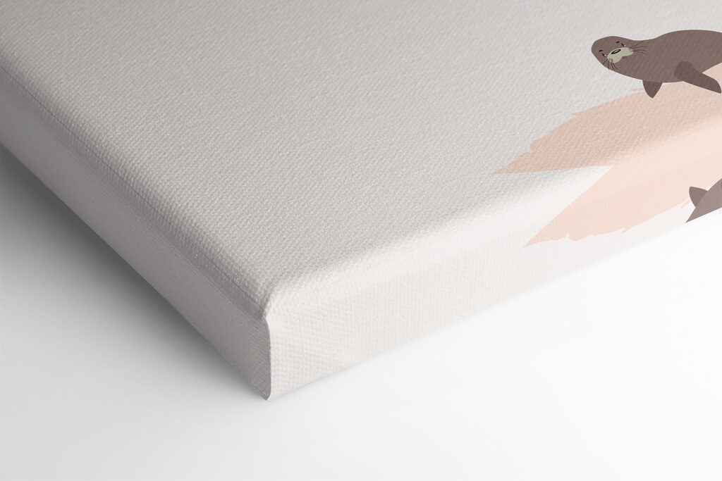 A map of the world with animals