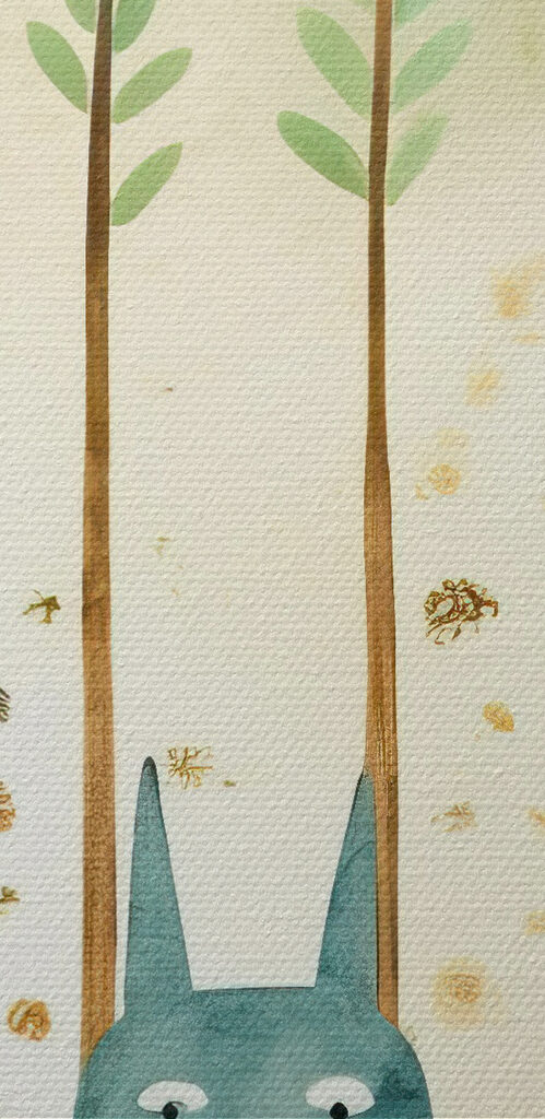 A group of animals in a line A group of animals in a line