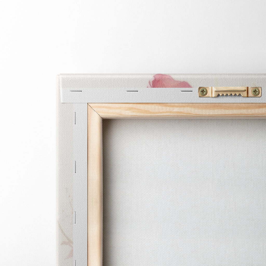 A painting of flowers on a white background