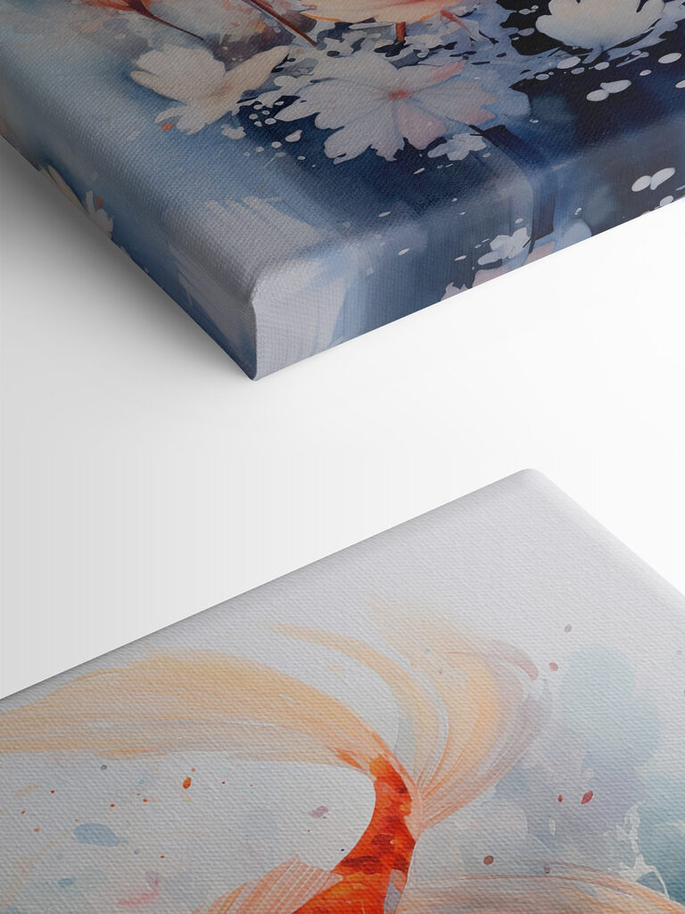 Pair of fish swimming in water Pair of fish swimming in water