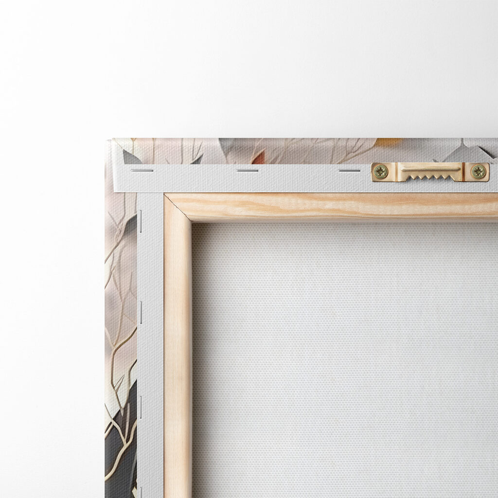 A paper cut out of a mountain landscape A paper cut out of a mountain landscape