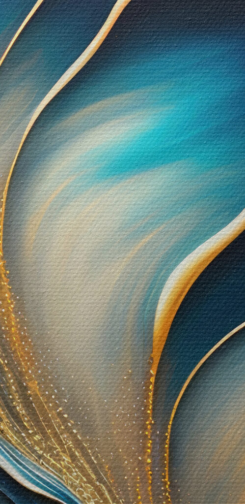 A close up of a painting A close up of a painting