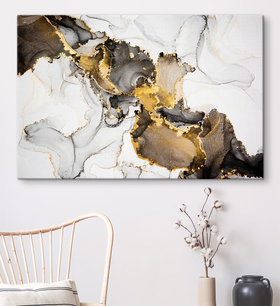 A close up of a painting A close up of a painting