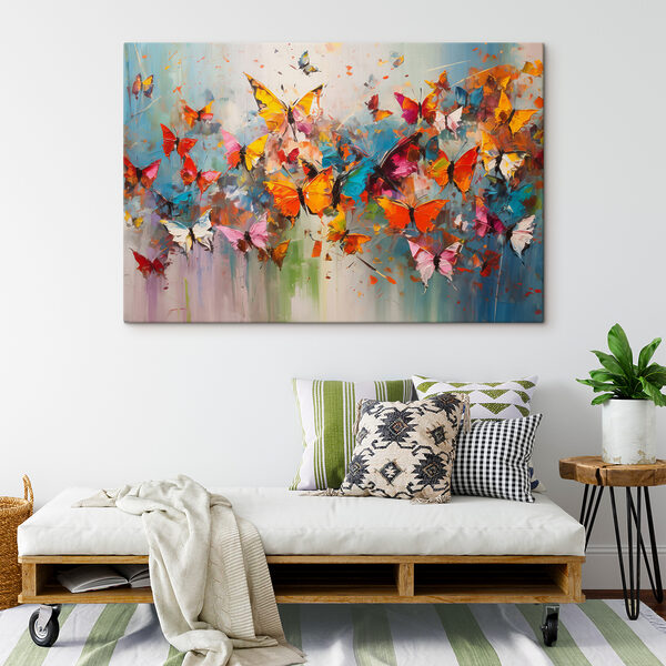 A group of butterflies flying A group of butterflies flying