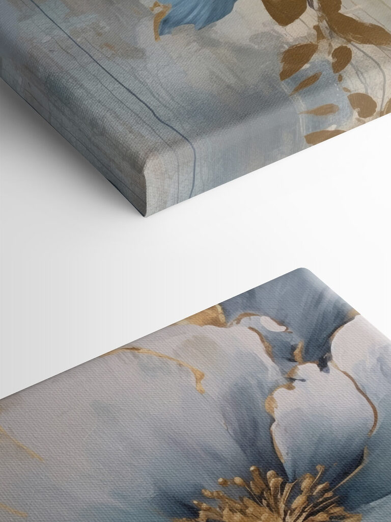 A painting of a flower A painting of a flower