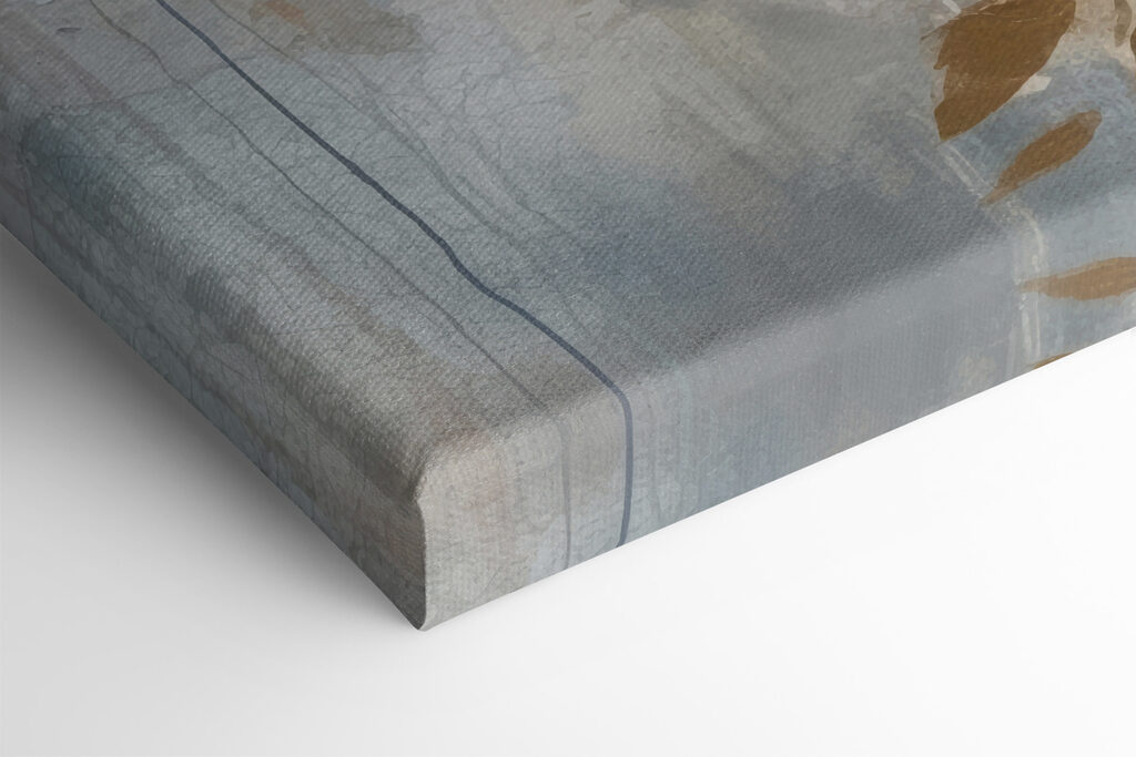 A painting of a flower A painting of a flower